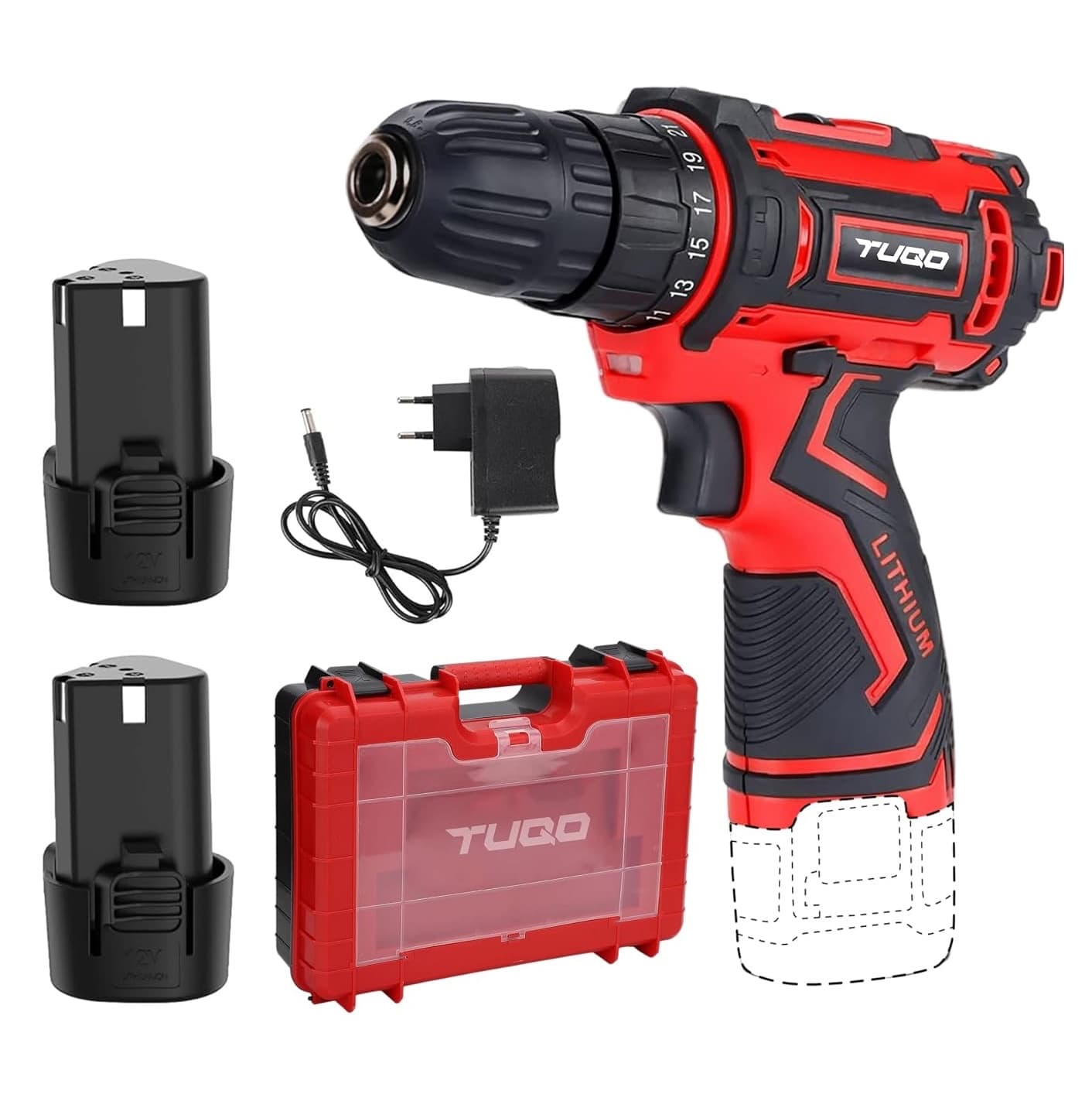 TUQO Cordless Drill AS120 | 12V thumbnail 3