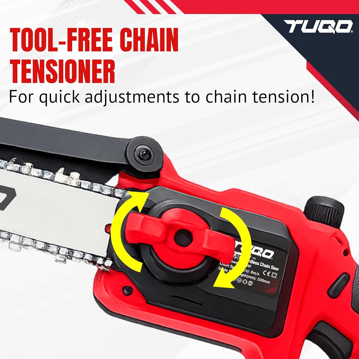TUQO Cordless Chain Saw AKG90 | 21V thumbnail 6