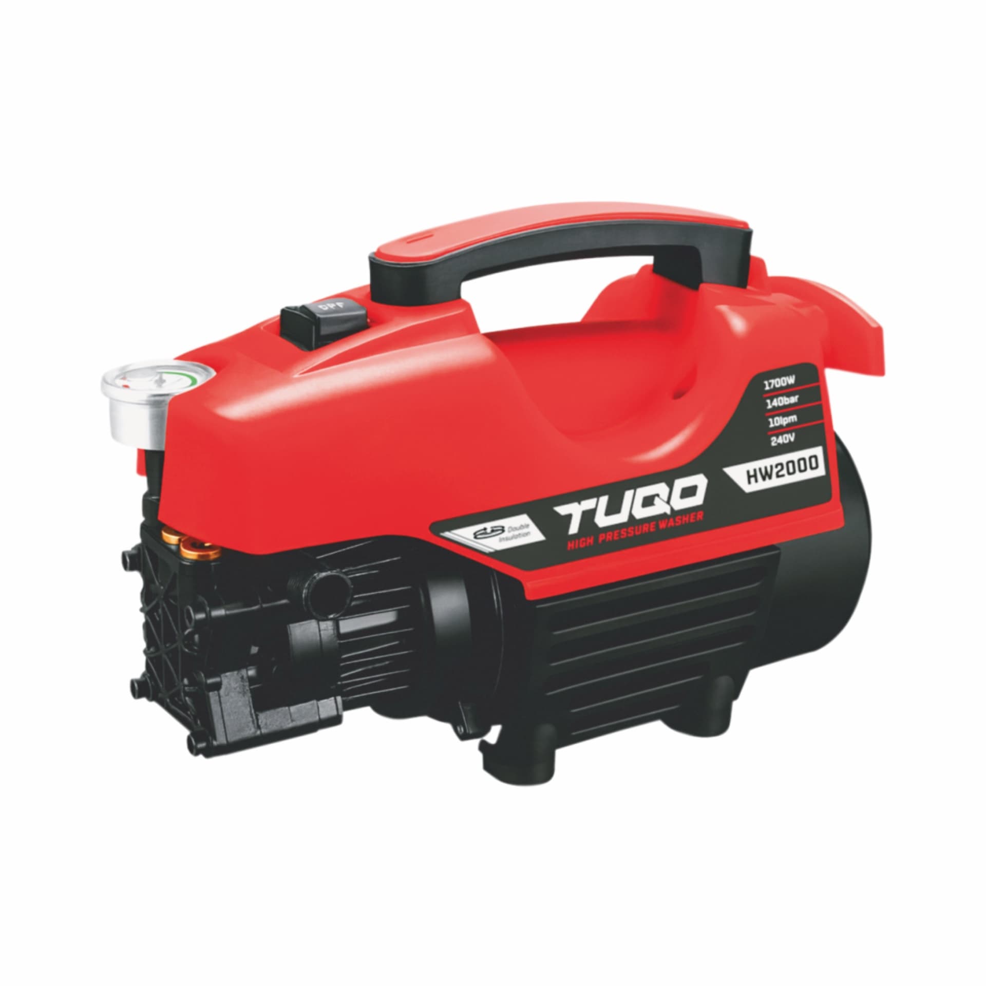 TUQO HIGH PRESSURE WASHER HW2000 | 140 BAR | 1700W